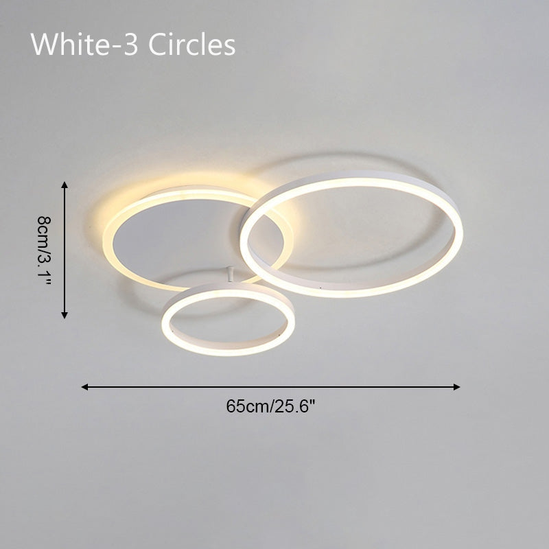 Runde LED-Deckenleuchte für das Wohnzimmer | Desfino