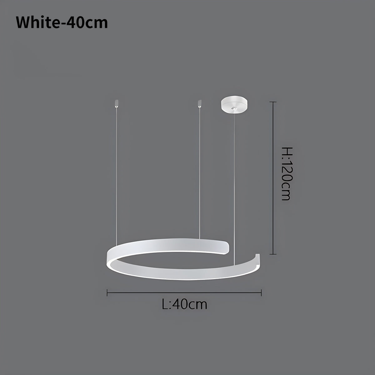 Moderner LED-Ring-Kronleuchter für das Wohnzimmer | Desfino