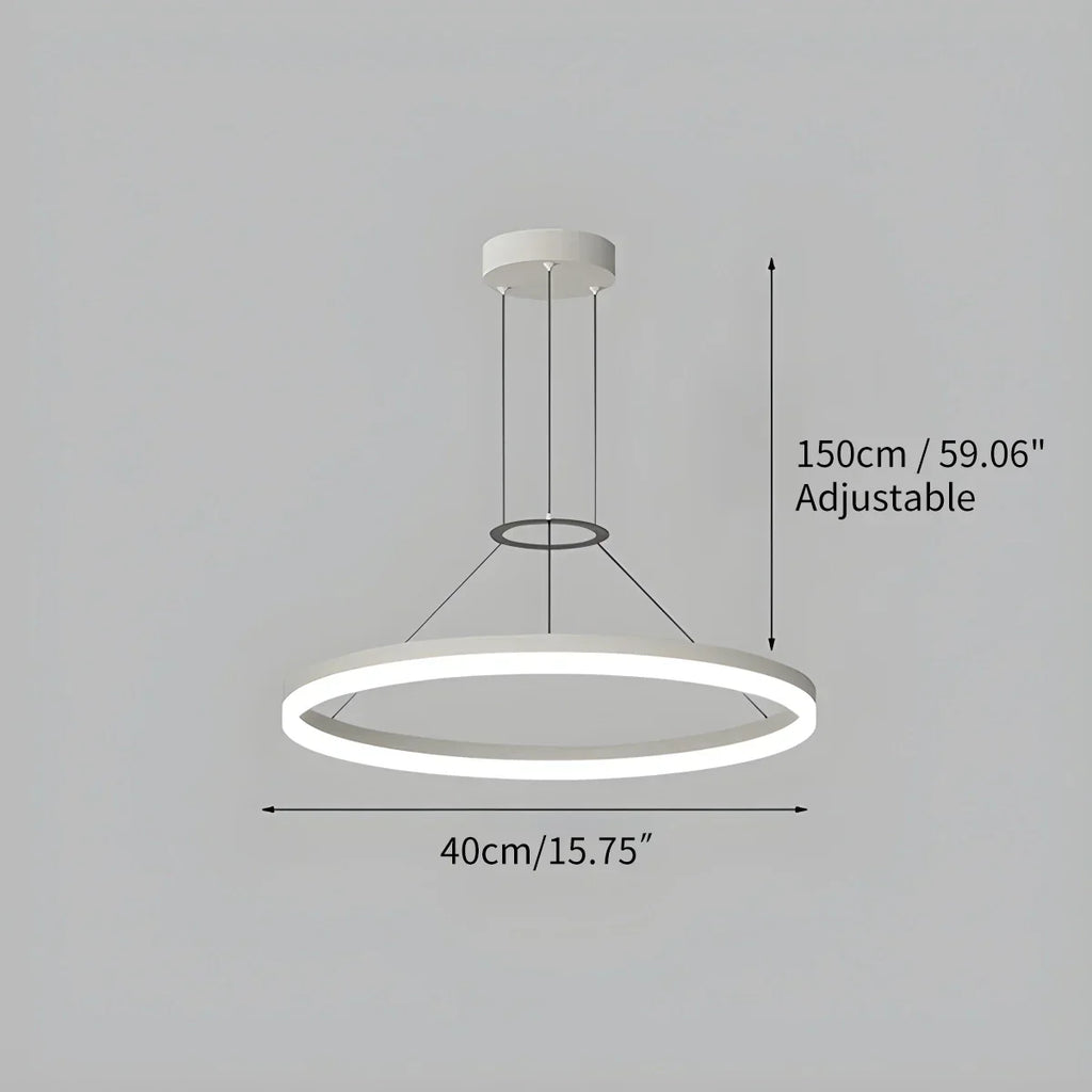 Circular Led Pendant Light for Living Room Kitchen | Desfino