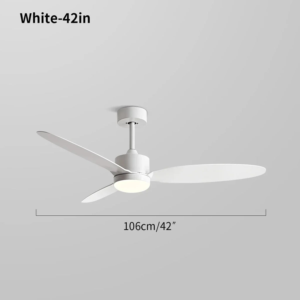 Deckenventilator mit 3 Flügeln und Licht fürs Schlafzimmer | Desfino