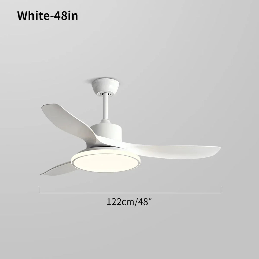 Modern 3 Blade Ceiling Fan with Light | Desfino