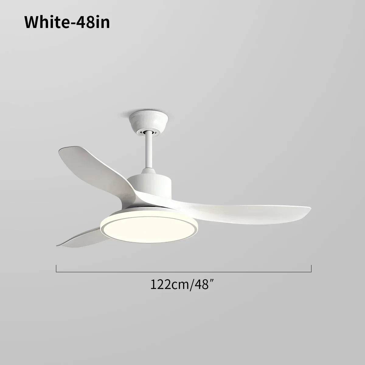 Modern 3 Blade Ceiling Fan with Light | Desfino