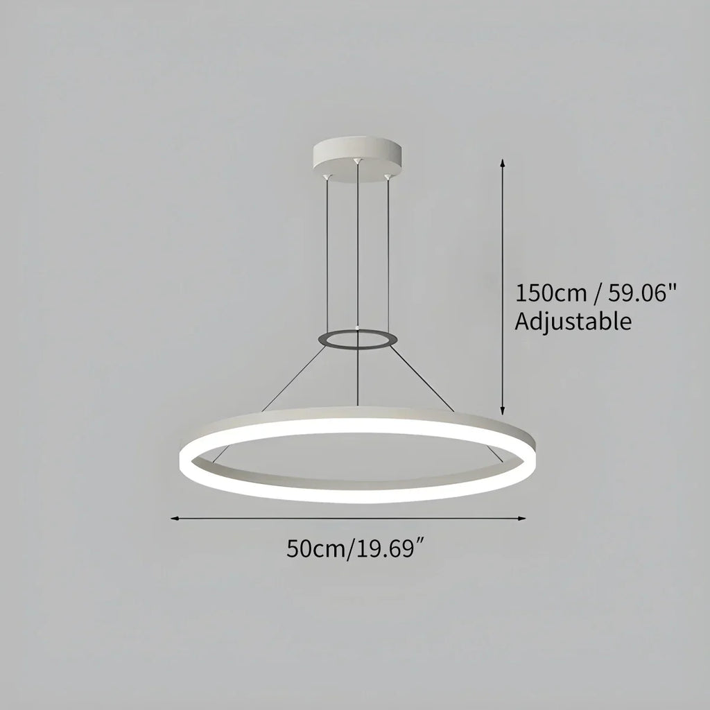 Circular Led Pendant Light for Living Room Kitchen | Desfino