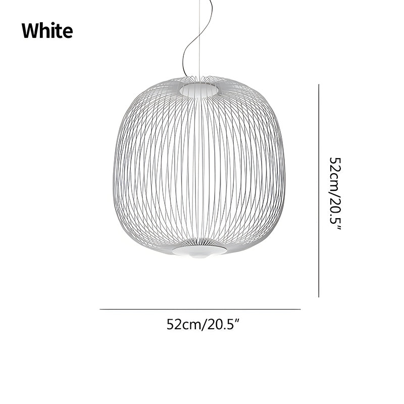 Foscarini Spokes Pendelleuchte in Vogelkäfigform | Desfino