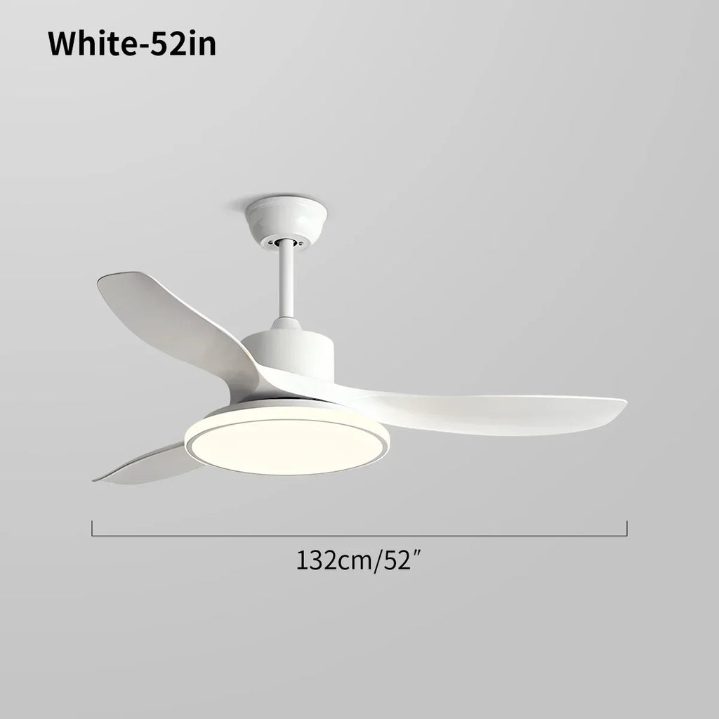 Modern 3 Blade Ceiling Fan with Light | Desfino