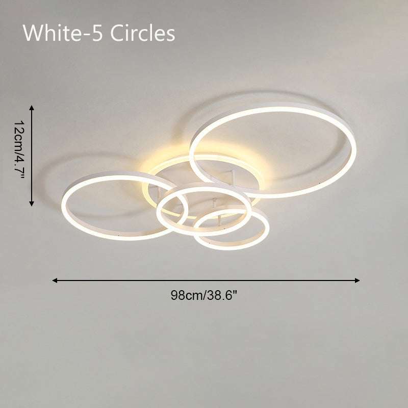 Runde LED-Deckenleuchte für das Wohnzimmer | Desfino