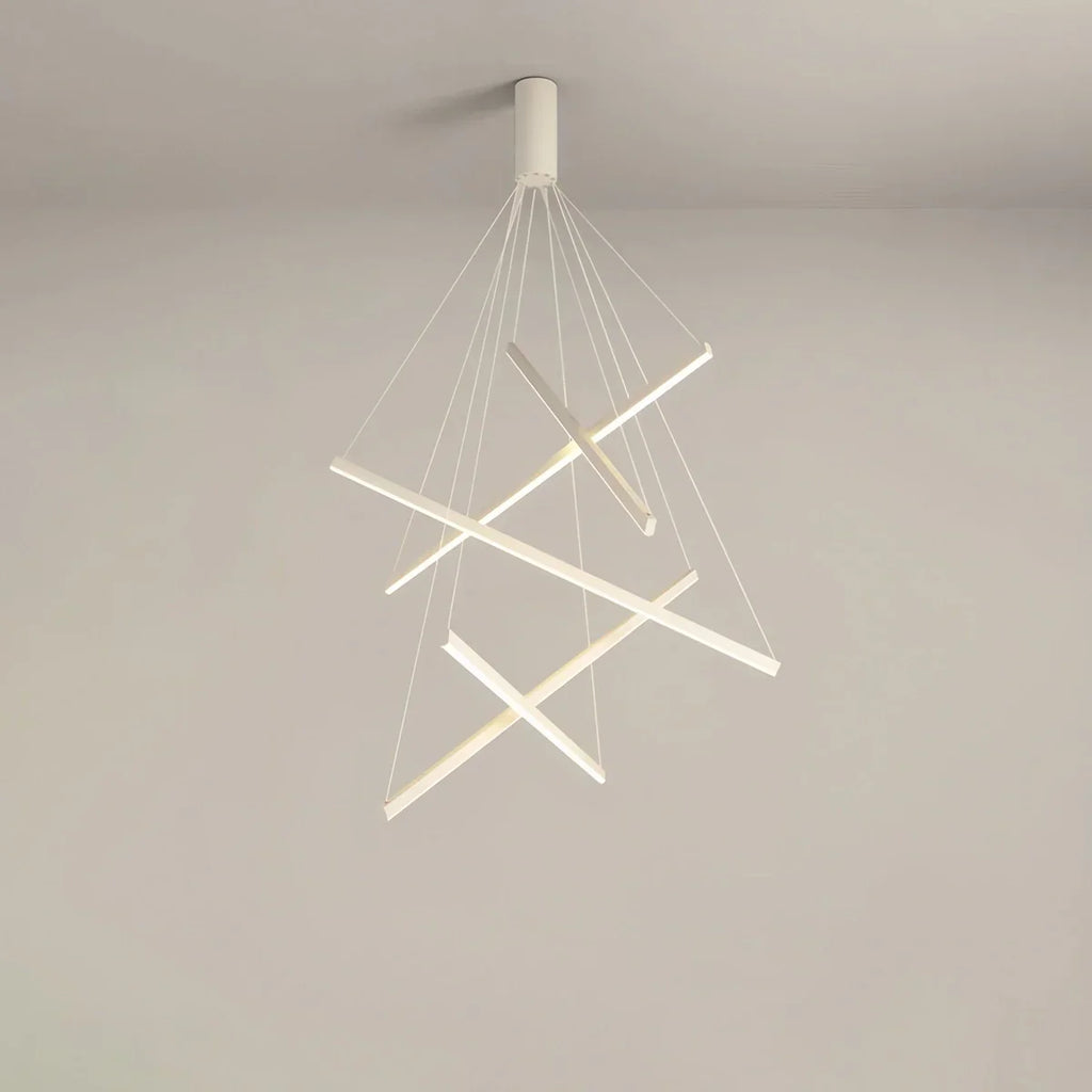 Custom Multi Light Sticks LED Chandelier | Desfino