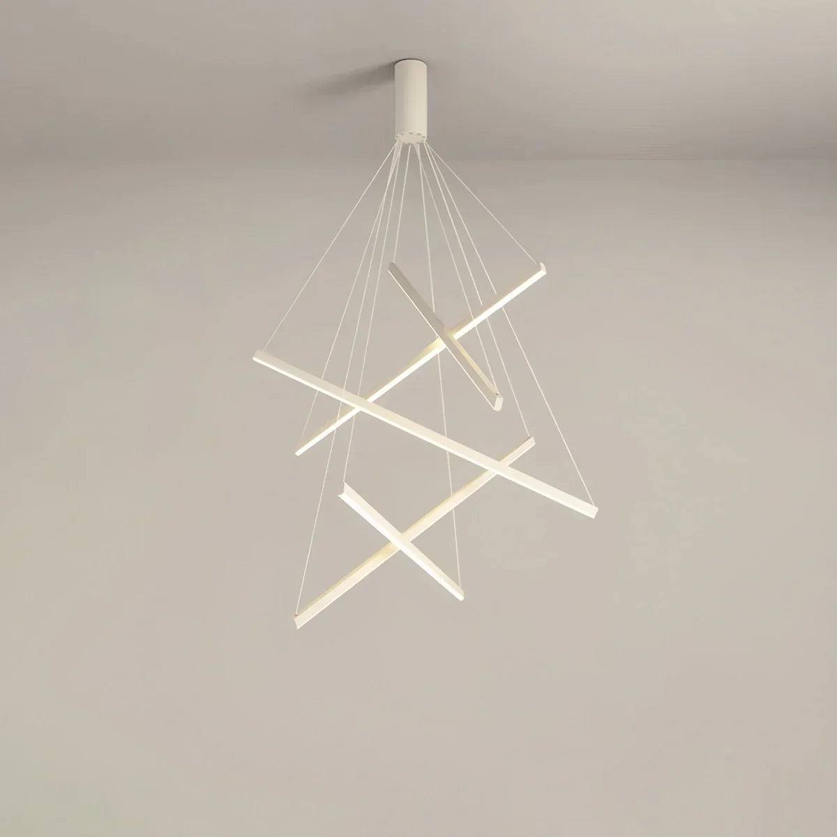 Custom Multi Light Sticks LED Chandelier | Desfino