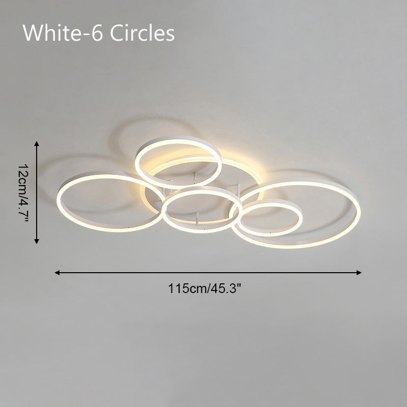 Runde LED-Deckenleuchte für das Wohnzimmer | Desfino