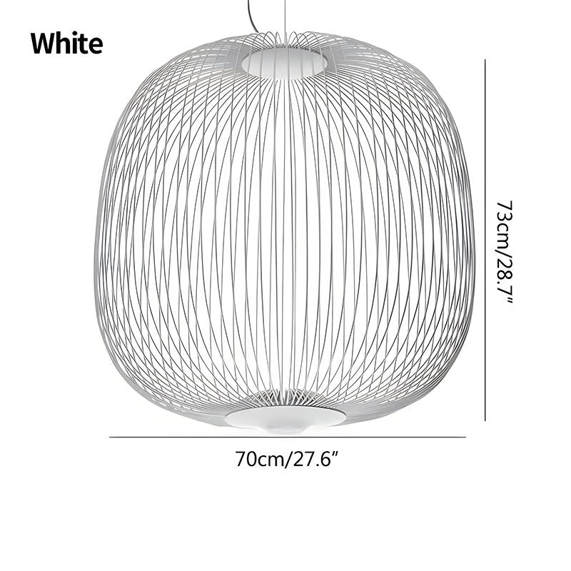 Foscarini Spokes Pendelleuchte in Vogelkäfigform | Desfino