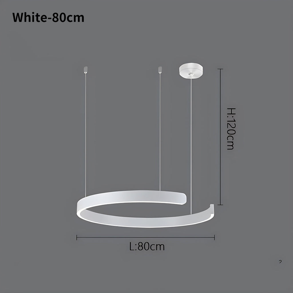 Moderner LED-Ring-Kronleuchter für das Wohnzimmer | Desfino