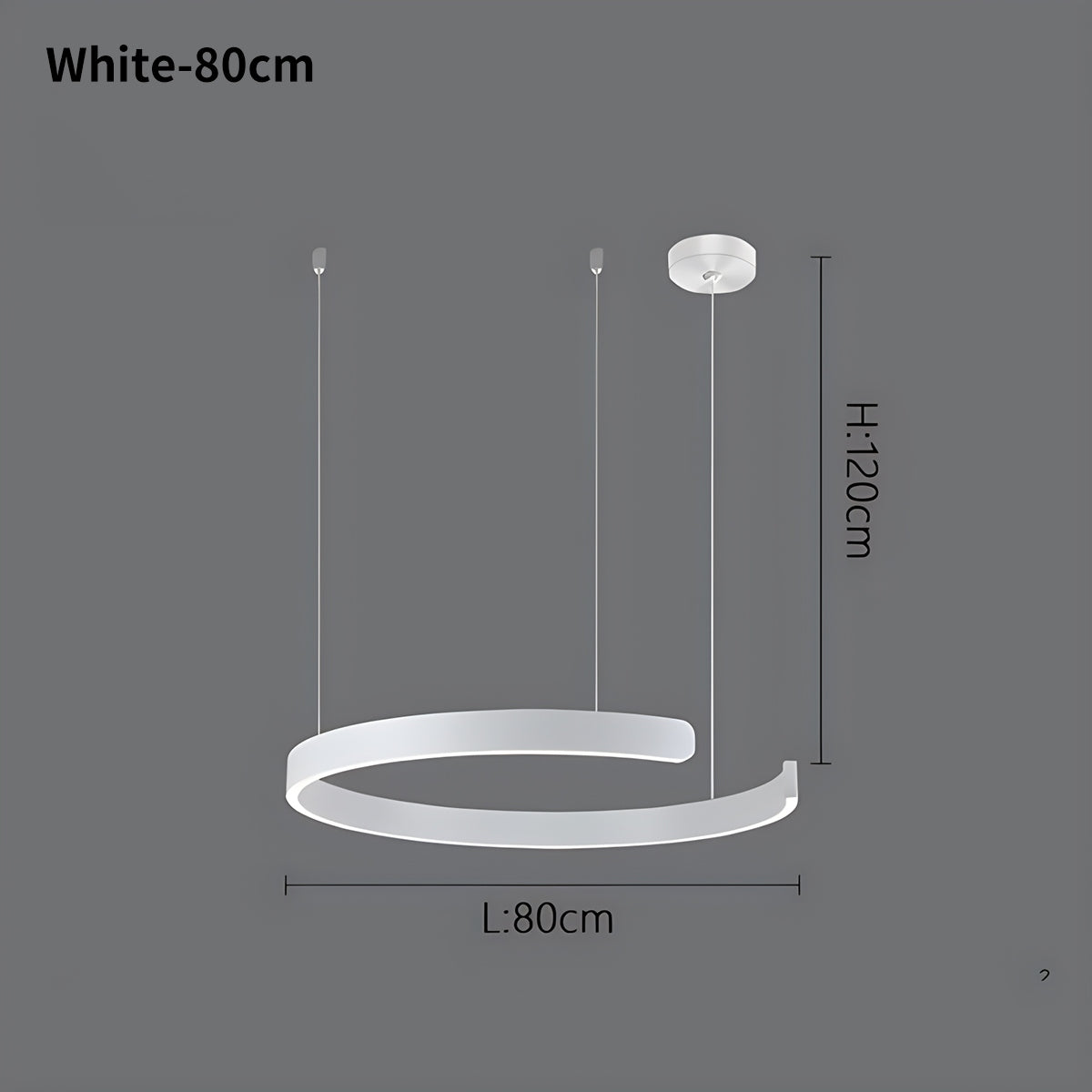 Moderner LED-Ring-Kronleuchter für das Wohnzimmer | Desfino