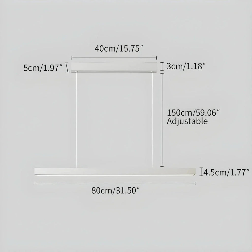 Modern Linear Pendant Light  for Kitchen Island | Desfino