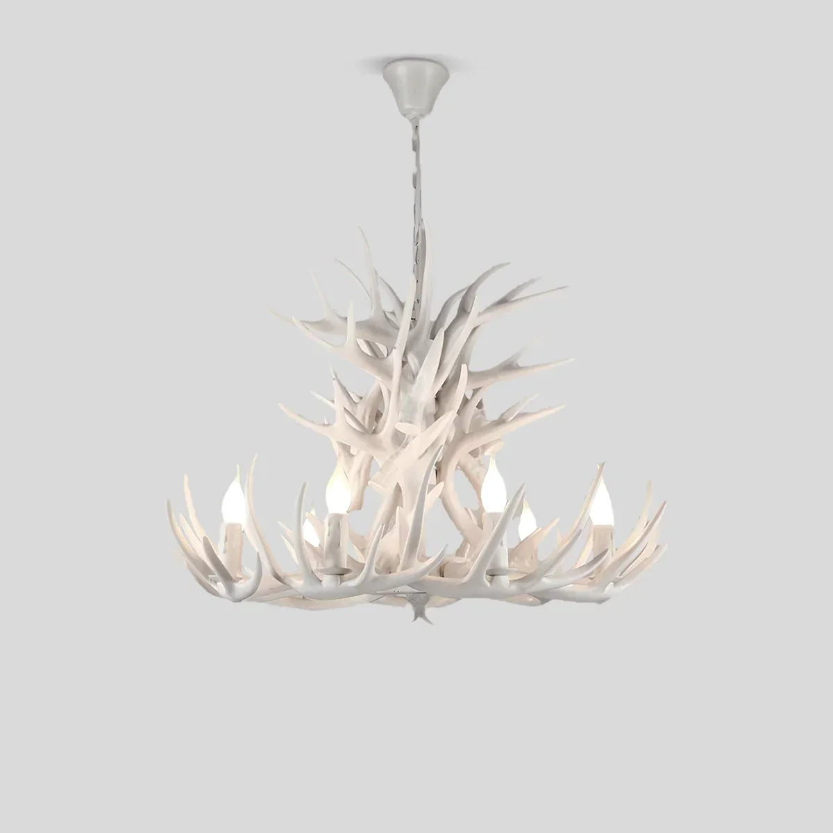 Antler Shape Resin Chandelier for Living Room | Desfino