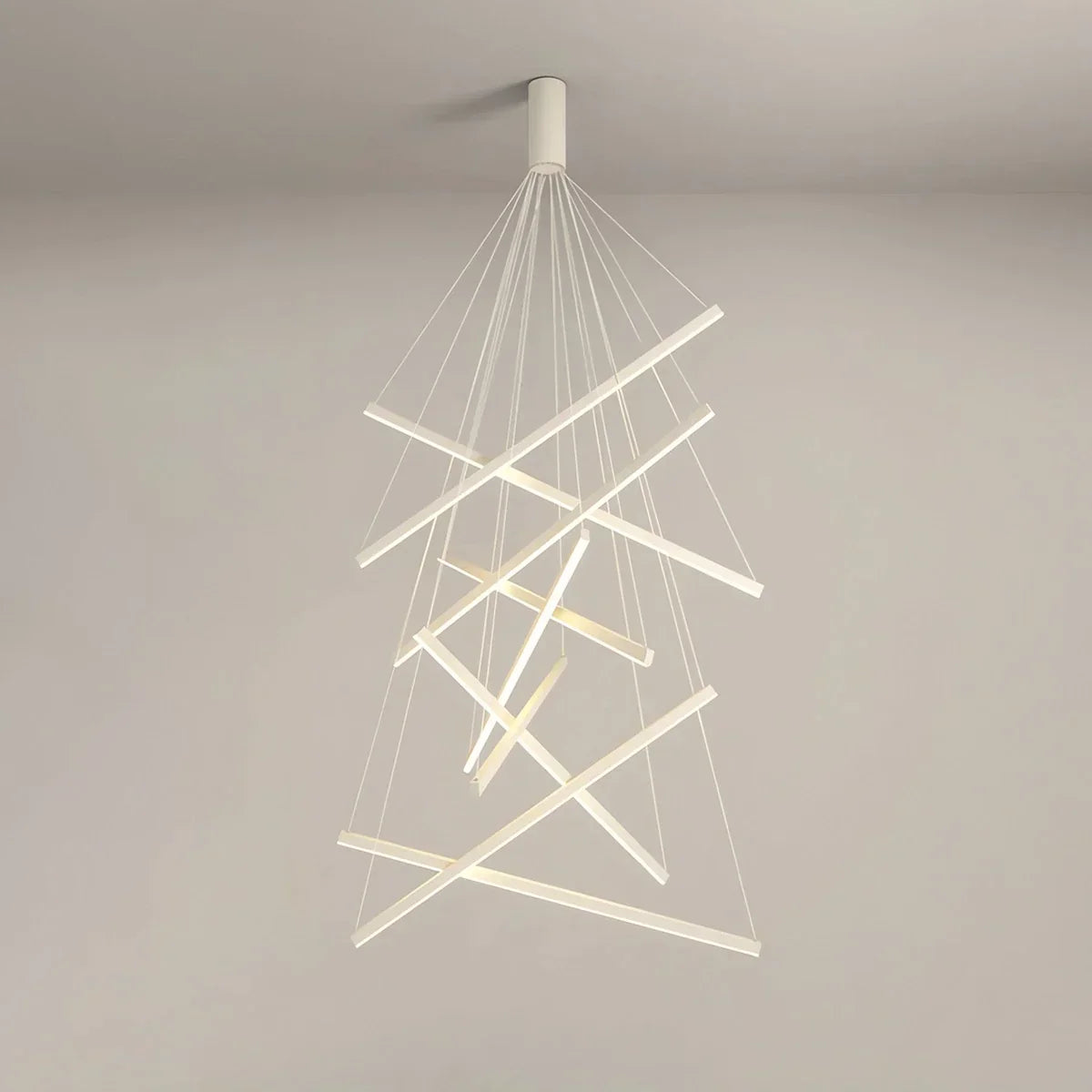 Custom Multi Light Sticks LED Chandelier | Desfino