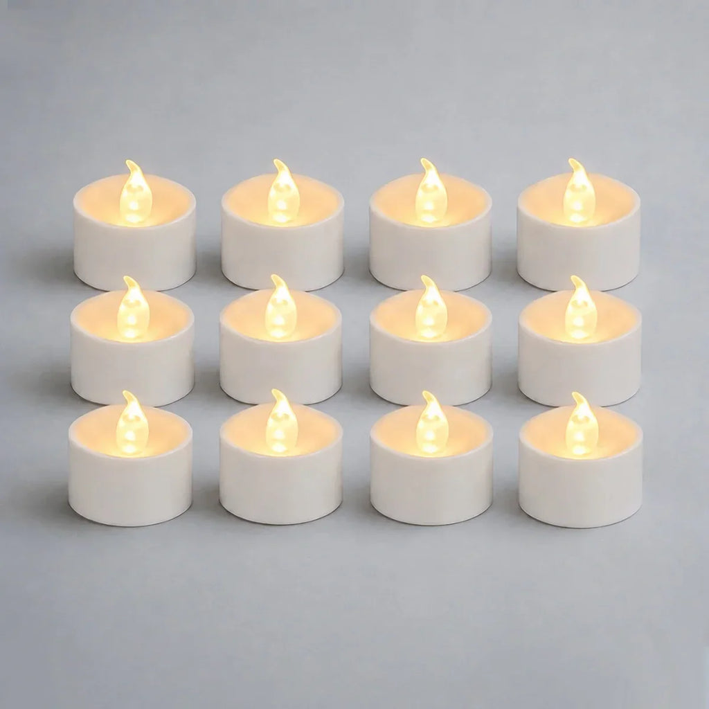 LED-Teelichter ohne Flamme, 100er-Pack × 18 | Desfino