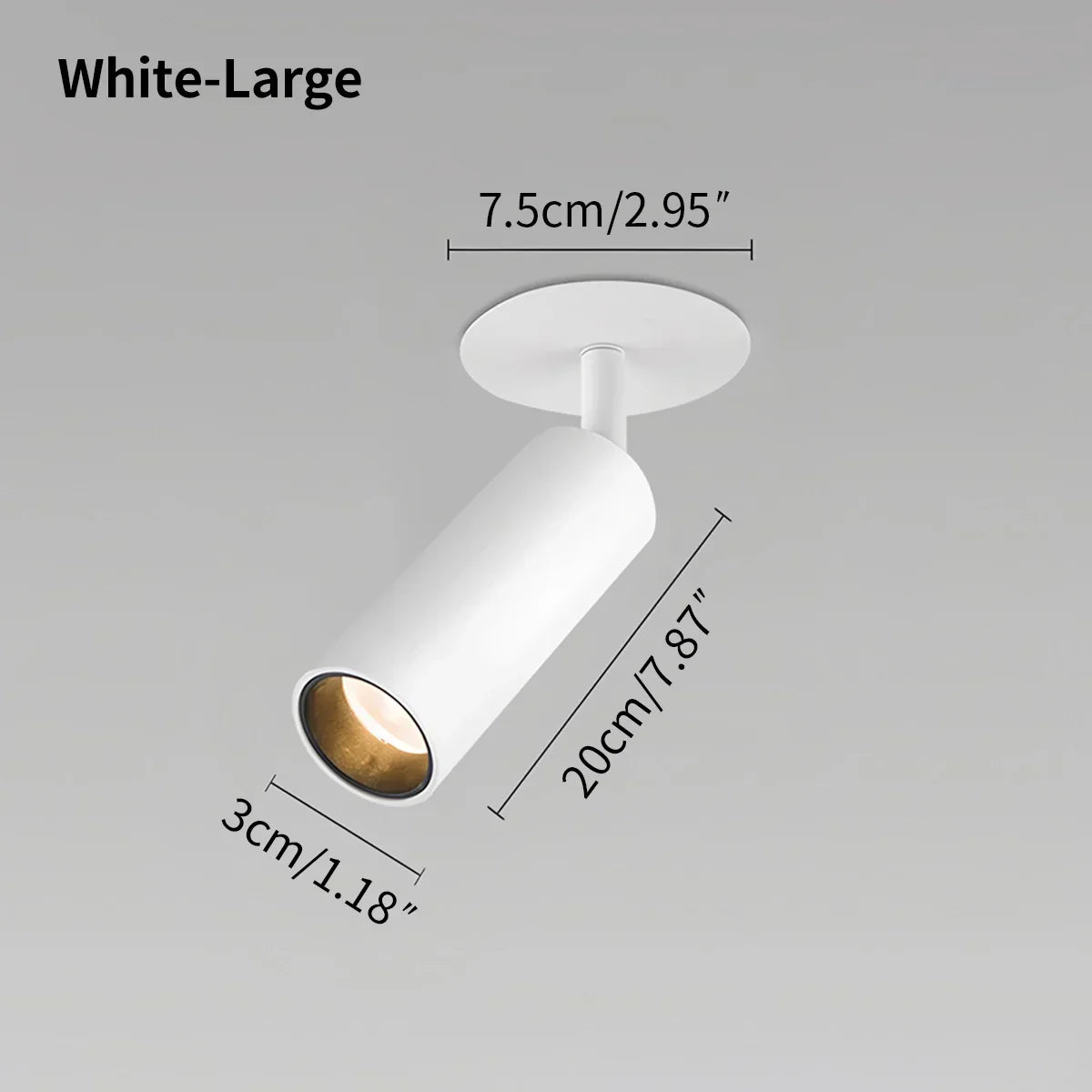 Minimalistischer LED-Deckenstrahler für das Wohnzimmer | Desfino
