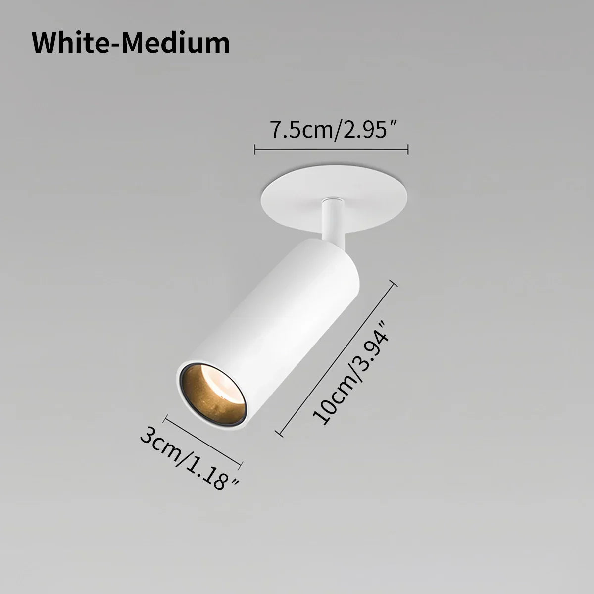 Minimalistischer LED-Deckenstrahler für das Wohnzimmer | Desfino