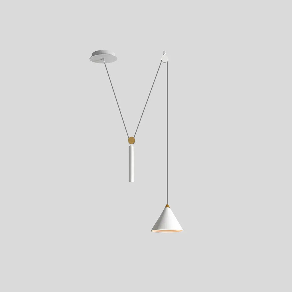 Cone Counterweight Pulley Swag Pendant Lamp | Desfino
