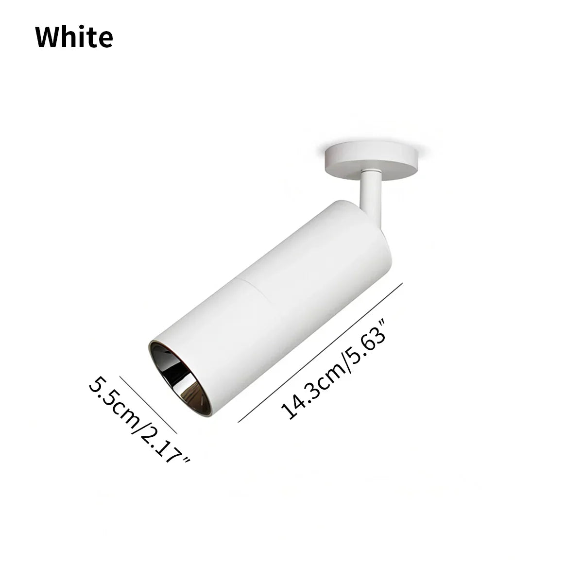 Nordic Creative Long Tube Ceiling Spotlight | Desfino