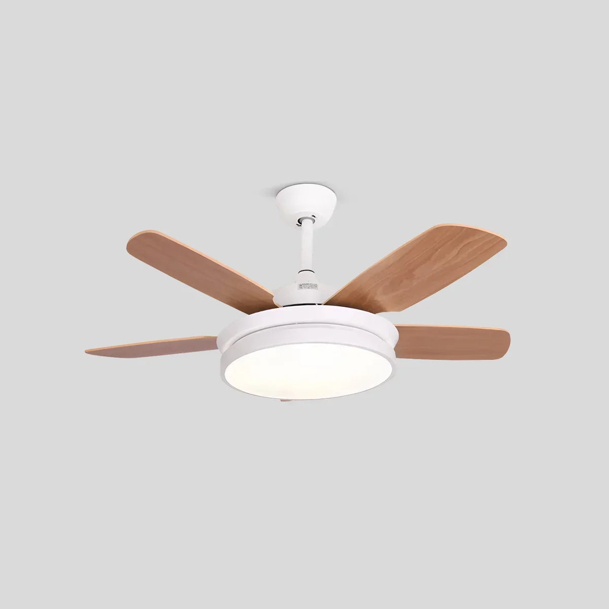 Deckenventilator mit 5 Flügeln und Licht fürs Wohnzimmer | Desfino