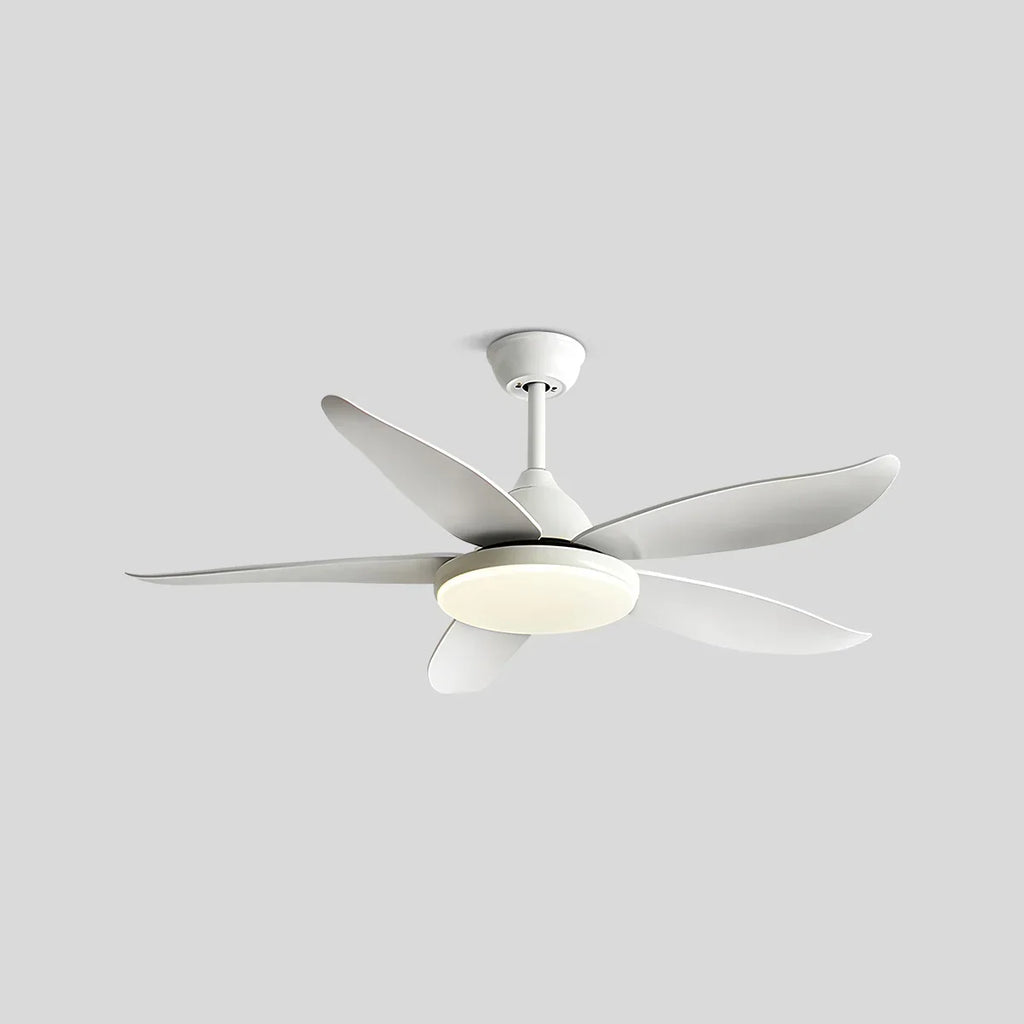 Moderner Deckenventilator mit 5 Flügeln und Lampe | Desfino