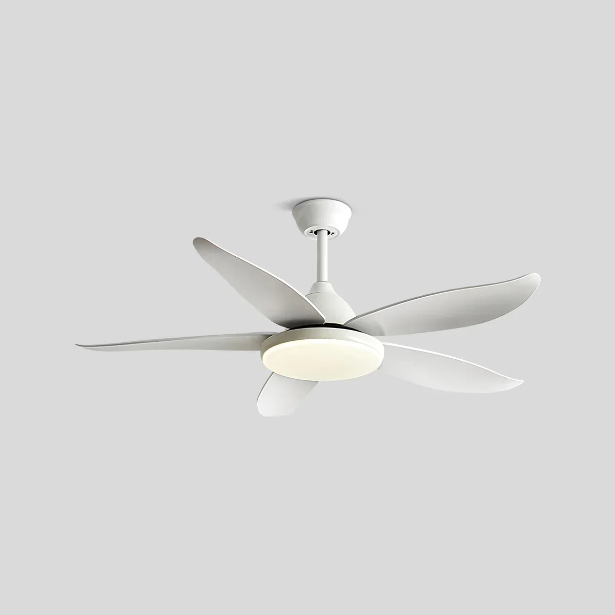 Moderner Deckenventilator mit 5 Flügeln und Lampe | Desfino