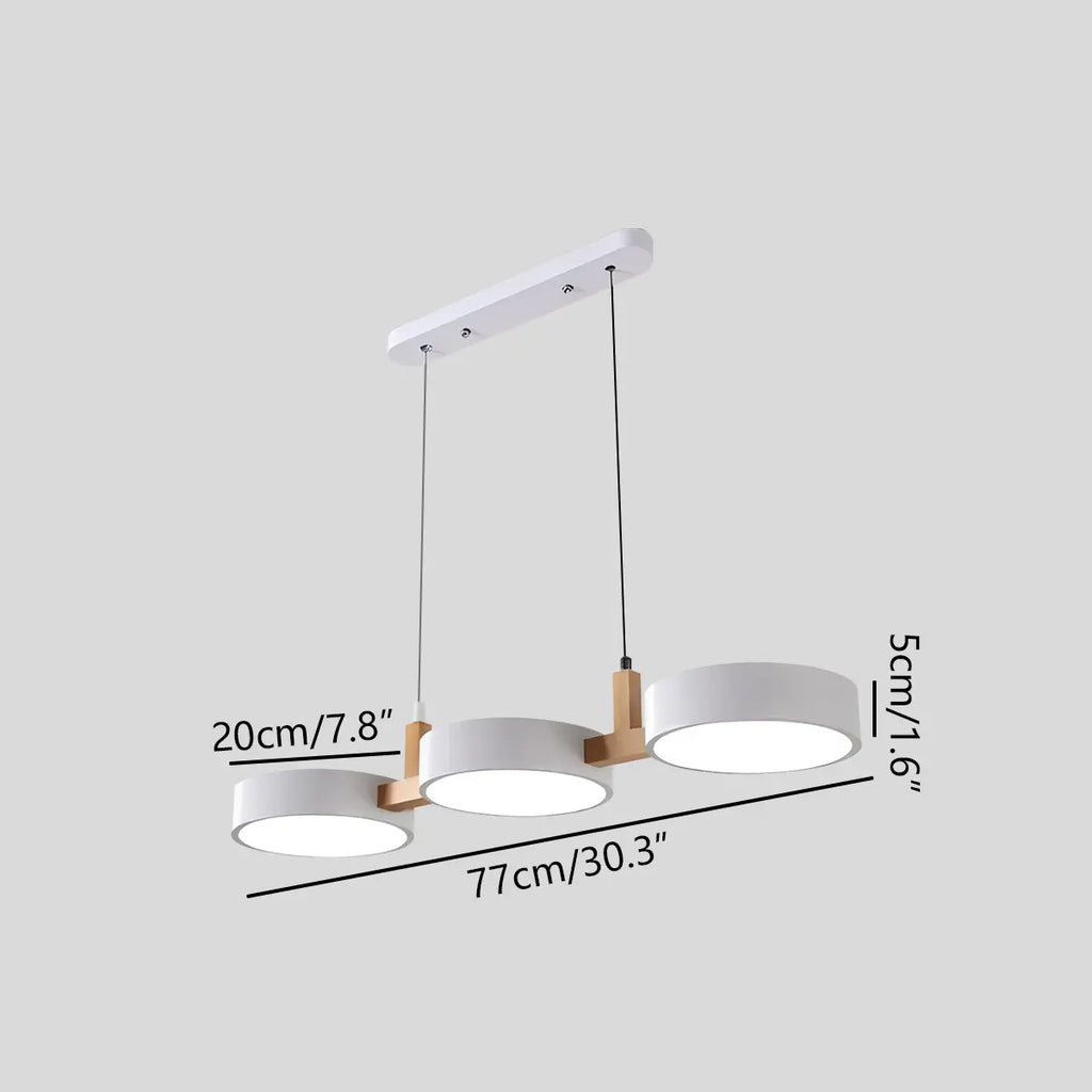Rangeen Disc Splicing Pendant Light for Dining Room | Desfino