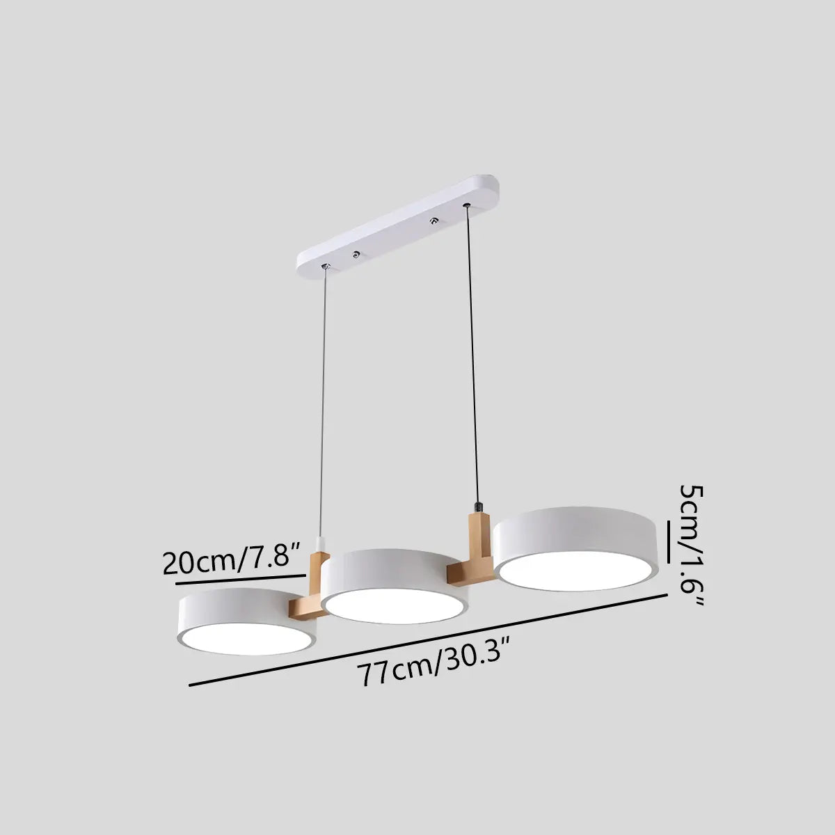 Rangeen Disc Splicing Pendant Light for Dining Room | Desfino