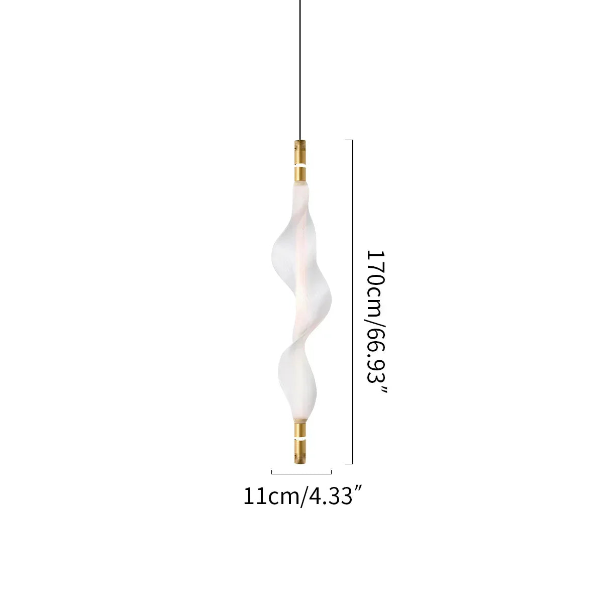 Nordic Art Twisted Mesh Pendant Light | Desfino