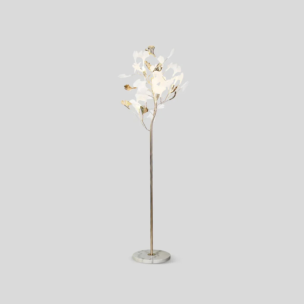 Ginkgo-Blatt-Stehleuchte für das Wohnzimmer | Desfino