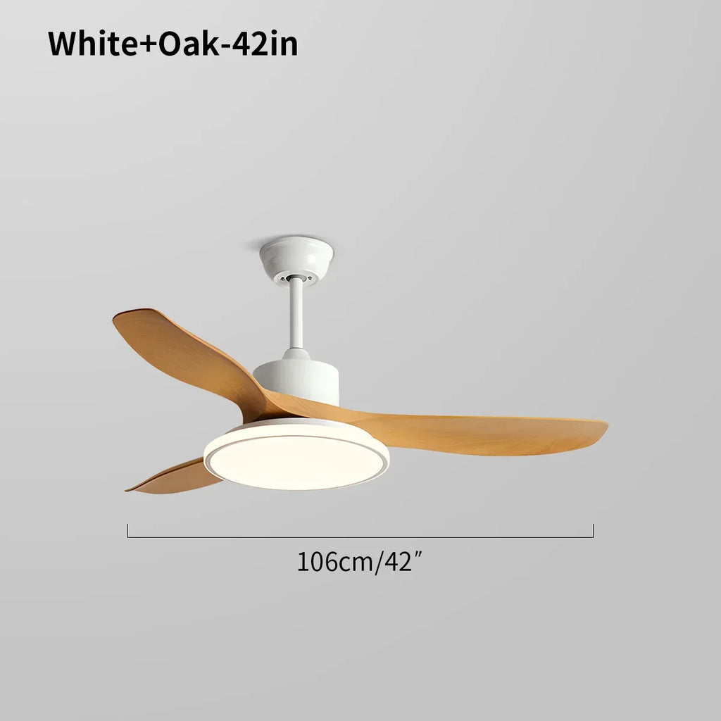 Modern 3 Blade Ceiling Fan with Light | Desfino