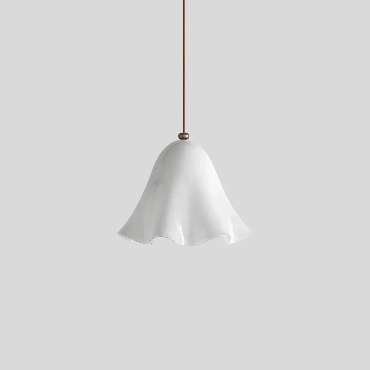 Vintage Flower Colored Glass Pendant Light | Desfino