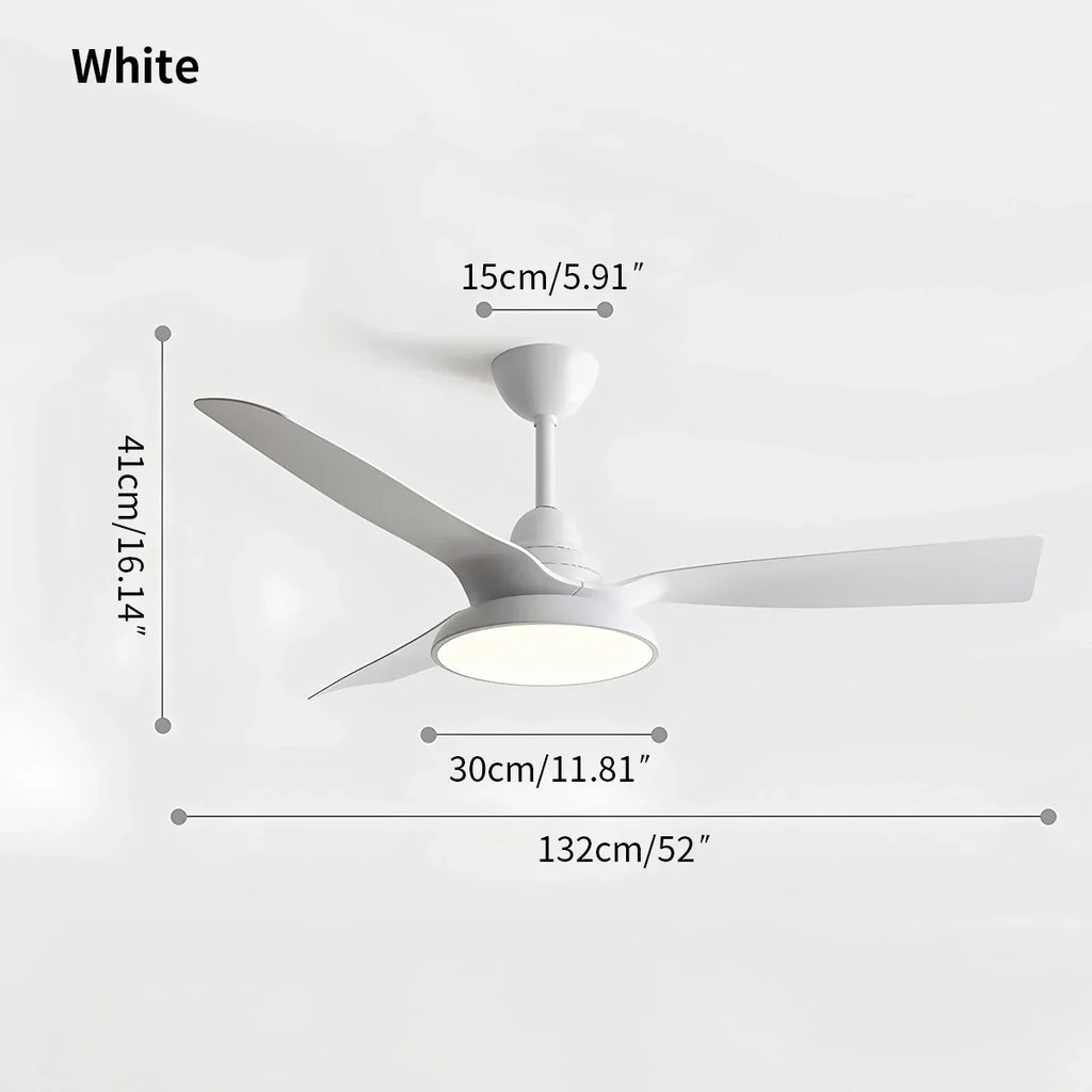 American Retro Ceiling Fan With Light | Desfino