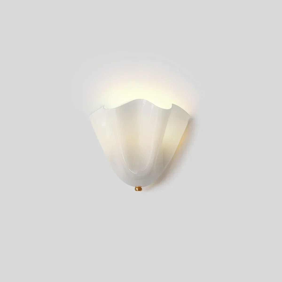 Vintage Flower Colored Glass Wall Lamp | Desfino