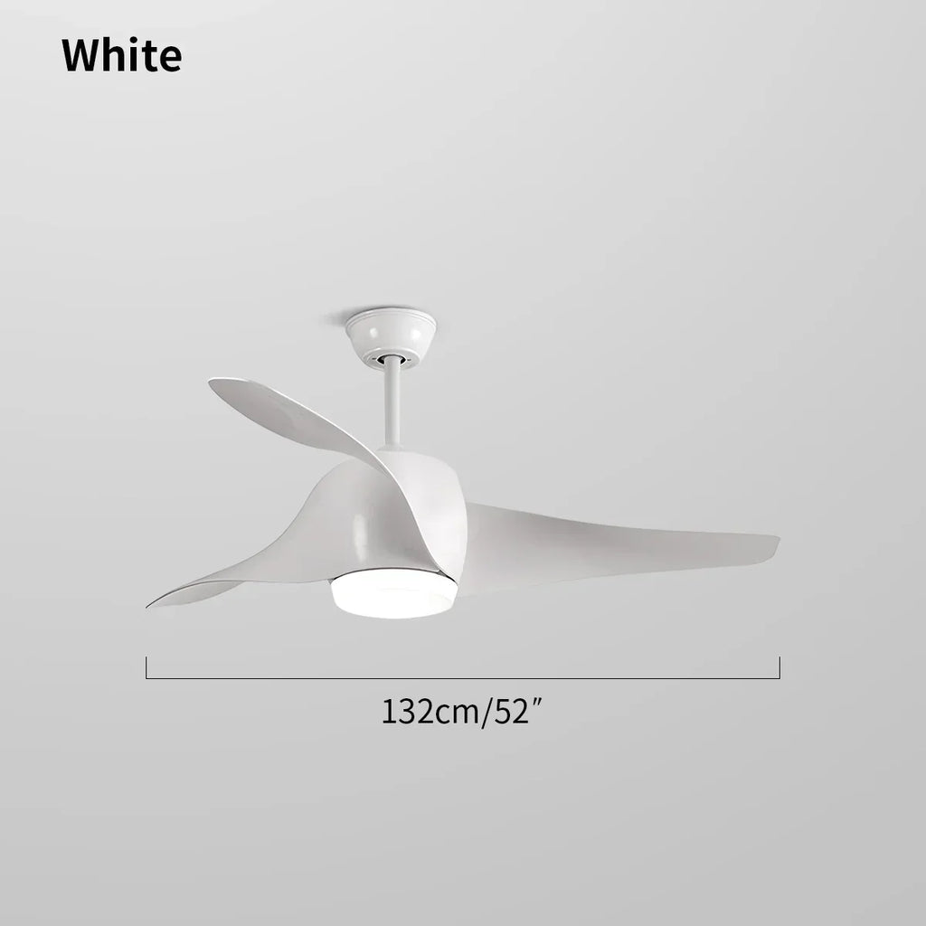Deckenventilator mit Lampe und Propellerdesign für das Esszimmer | Desfino