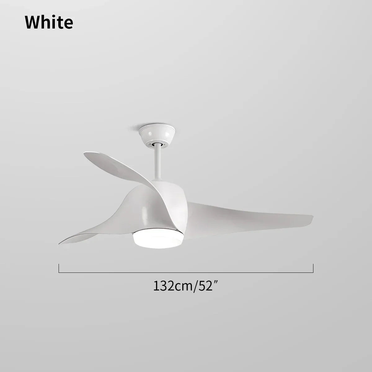 Deckenventilator mit Lampe und Propellerdesign für das Esszimmer | Desfino