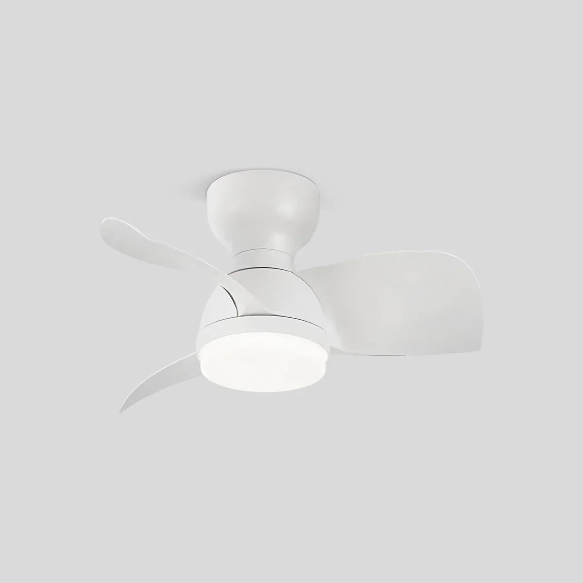 Small Flush Mount Ceiling Fan with Light | Desfino