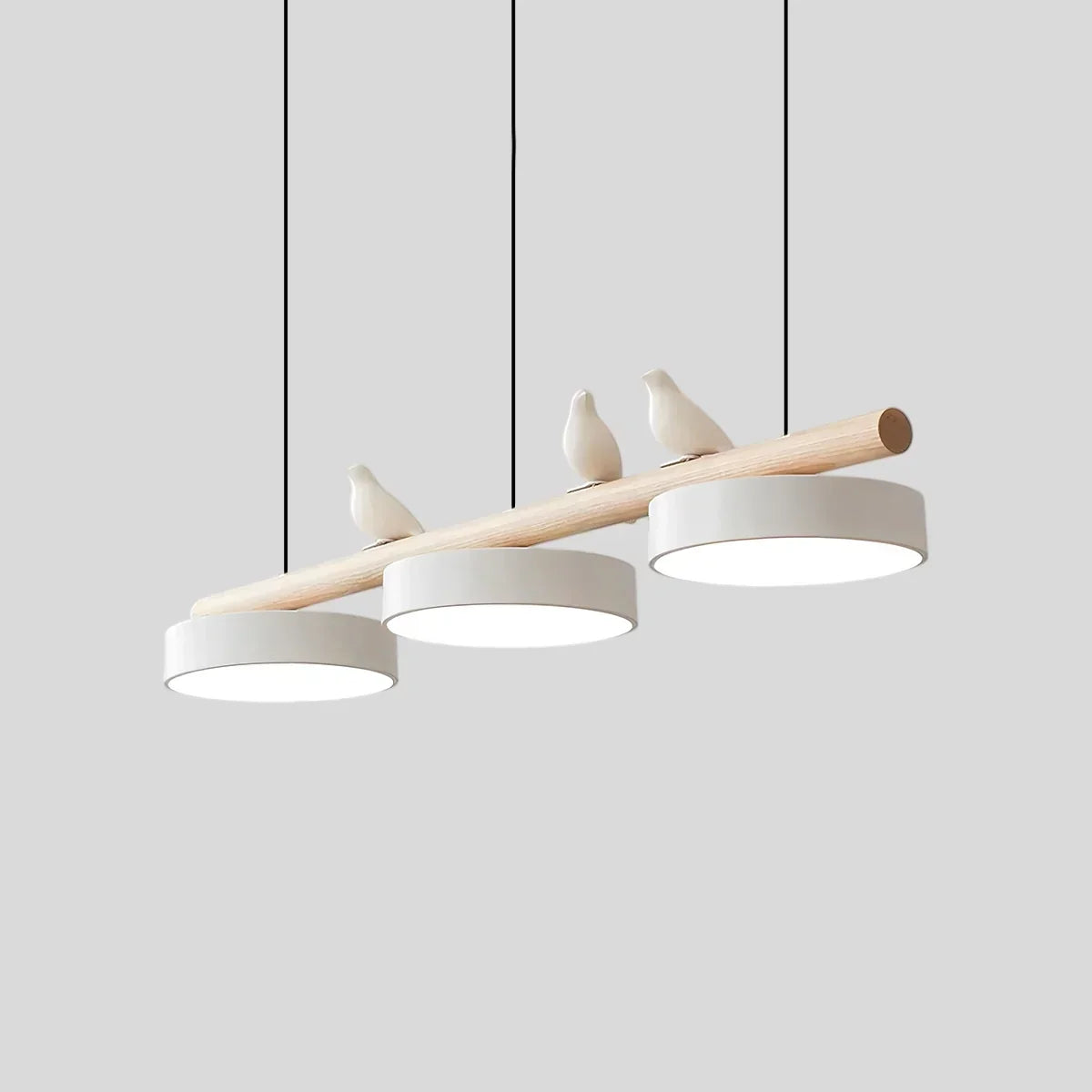 Modern Bird Perch Linear Chandelier for Dining Room | Desfino