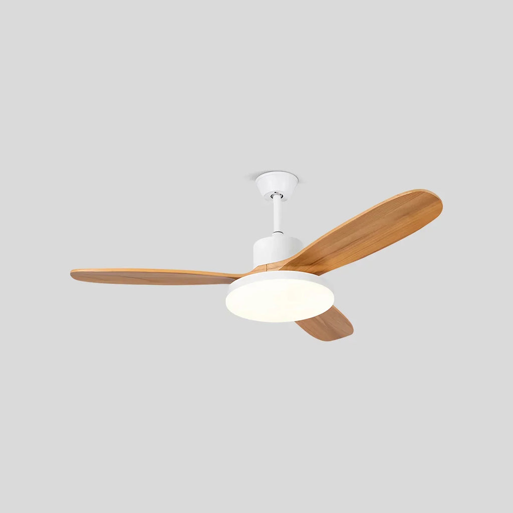 3 Wood Blade Ceiling Fan with Light | Desfino