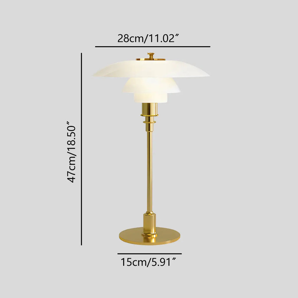 Klassische Lesetischlampe für das Schlafzimmer | Desfino
