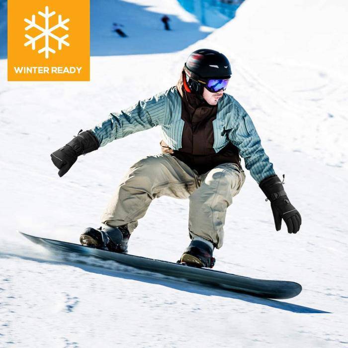 Gants chauffants ThermaGrip — 3 modes de chaleur, embouts tactiles, chauffage pendant 8 h - Desfino