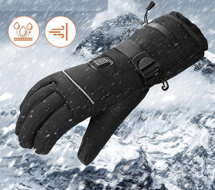 Gants chauffants ThermaGrip — 3 modes de chaleur, embouts tactiles, chauffage pendant 8 h - Desfino