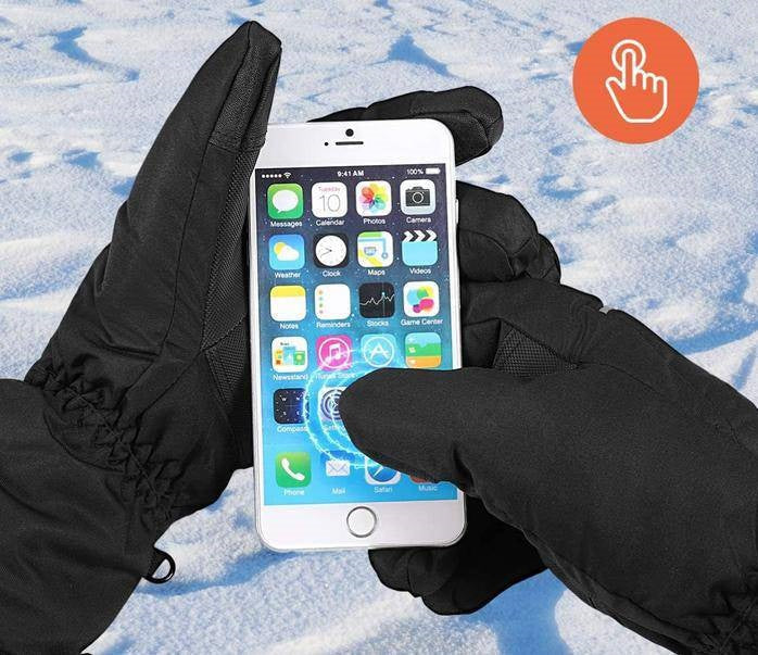Gants chauffants ThermaGrip — 3 modes de chaleur, embouts tactiles, chauffage pendant 8 h - Desfino
