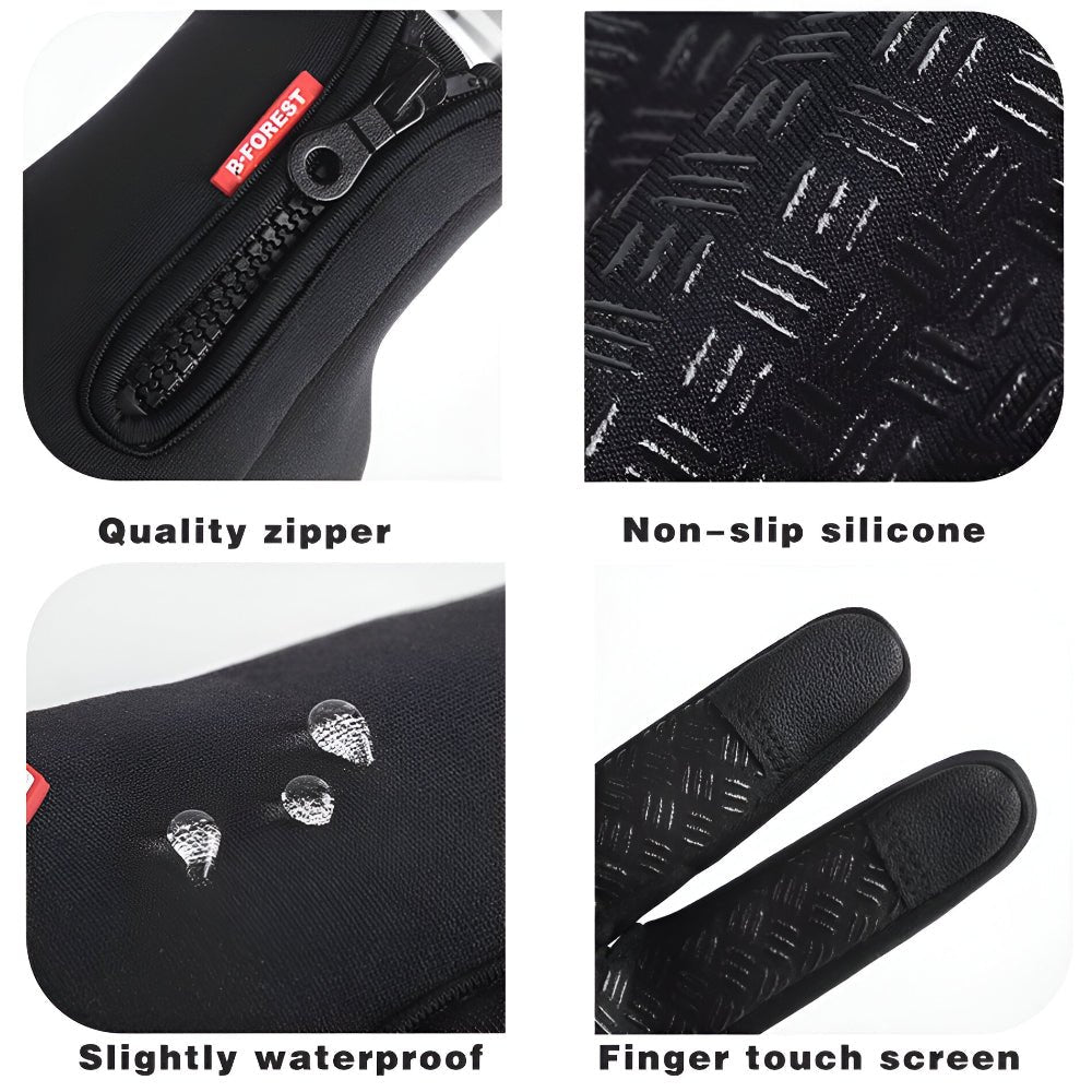 Beheizte thermische Winterhandschuhe – USB-betriebene Heizung, touchscreenkompatibel