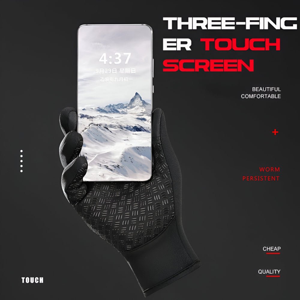 Beheizte thermische Winterhandschuhe – USB-betriebene Heizung, touchscreenkompatibel