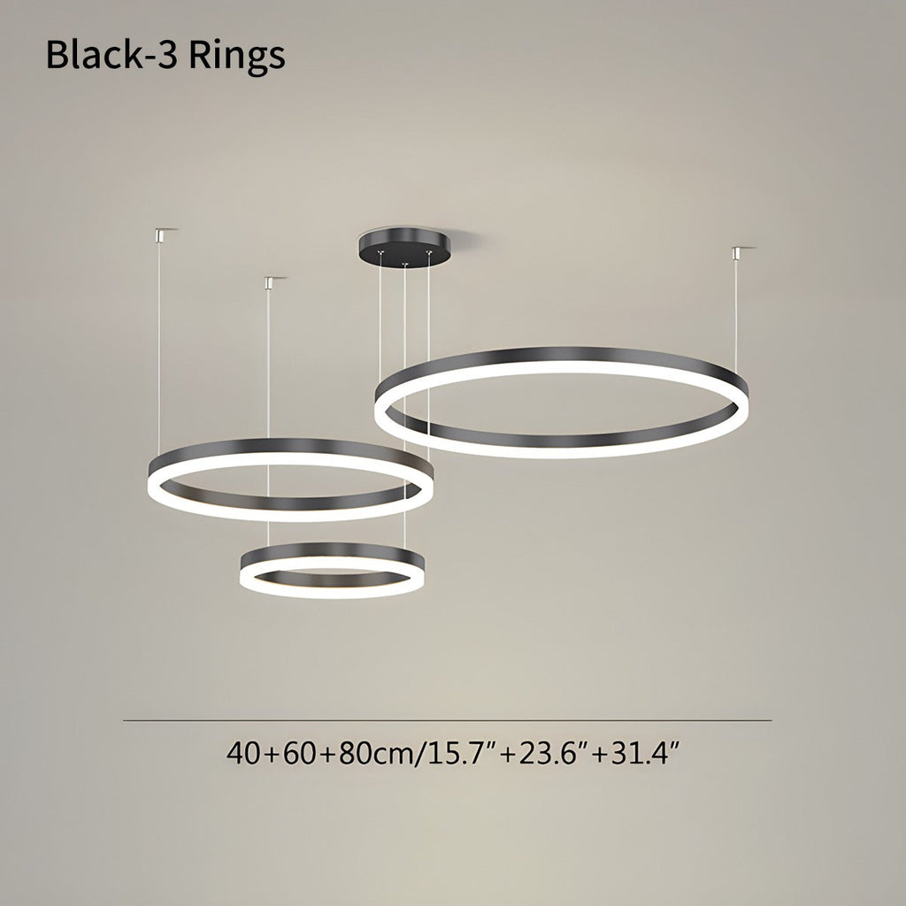 Modern Wireless Ring Chandelier Ceiling Lamp | Desfino