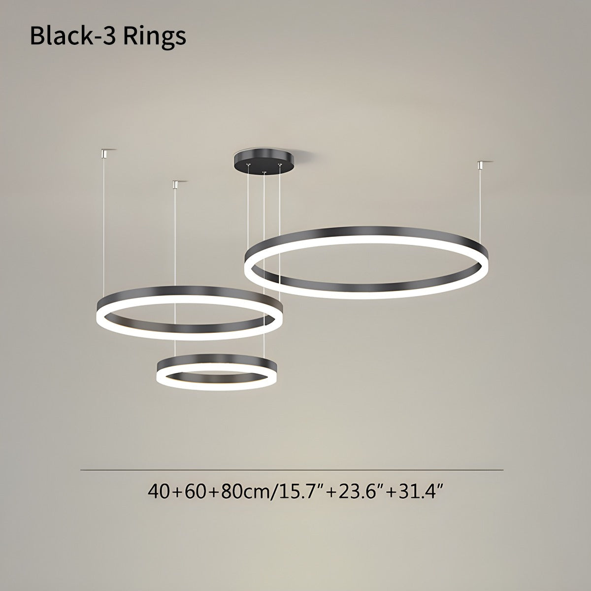 Modern Wireless Ring Chandelier Ceiling Lamp | Desfino