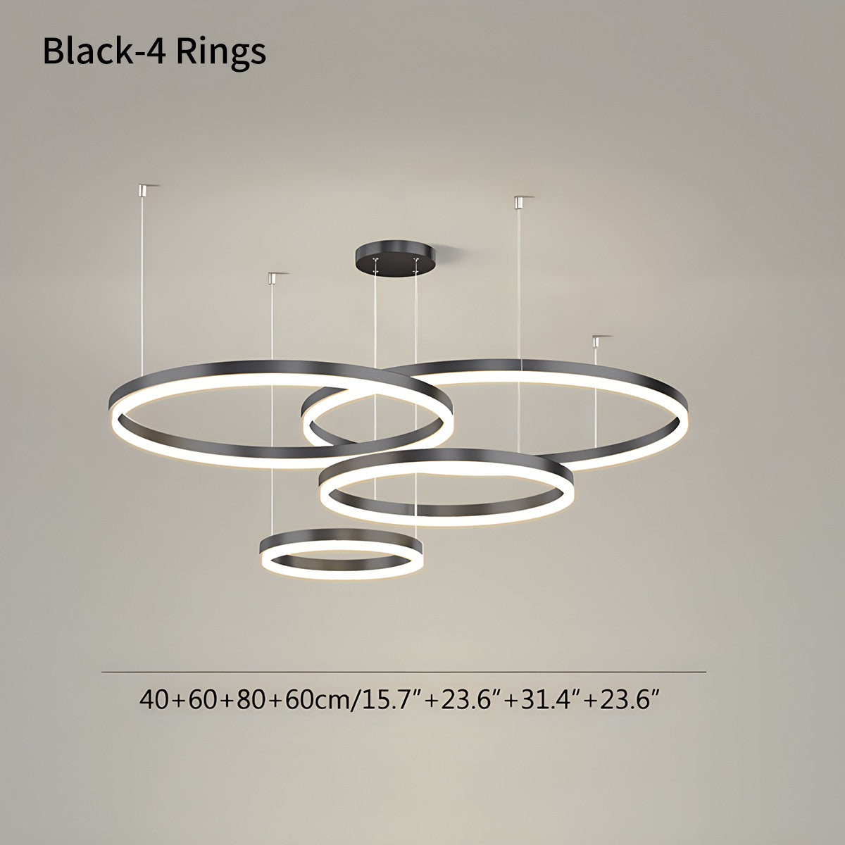 Modern Wireless Ring Chandelier Ceiling Lamp | Desfino