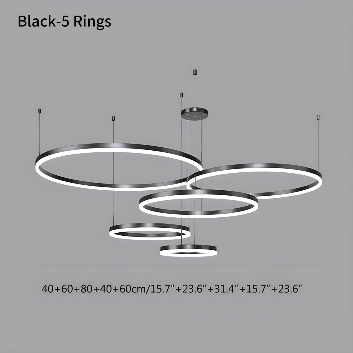 Modern Wireless Ring Chandelier Ceiling Lamp | Desfino